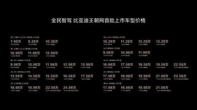 比亚迪打响智驾平权战：全系车型搭载高阶智驾(图1)