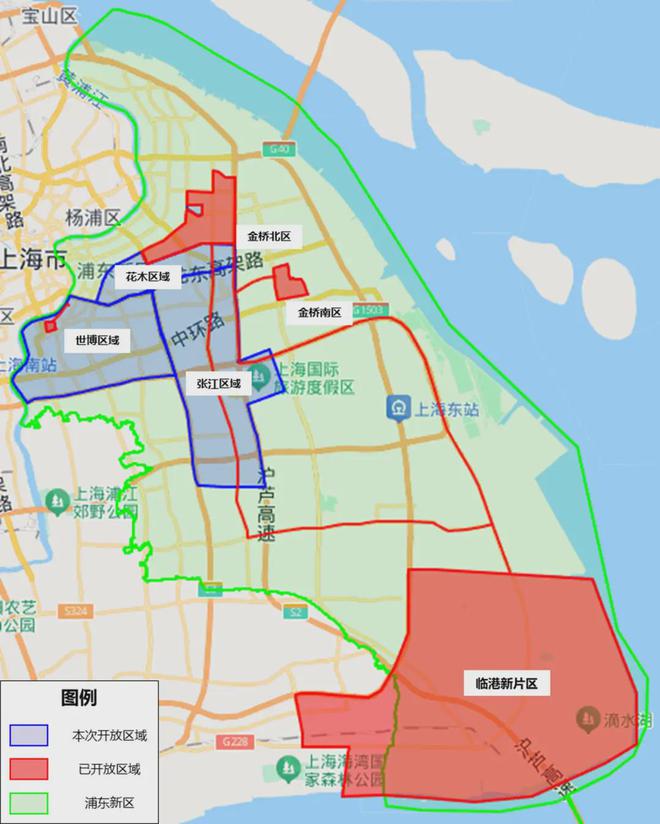 上海宣布：在浦东划定！涉3个区域583条道路无人驾驶又有新消息→