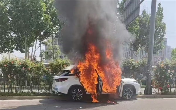 小马智行无人驾驶车撞上绿化带起火事故原因暂不详